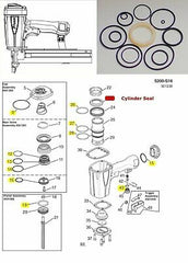 O-Ring Depot o-ring + seal kit compatible for Paslode S200 S16 / W16 + 402725