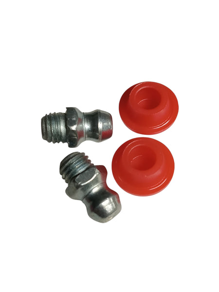 2pk Grease Fitting with plastic cover compatible with 100846 and 15B689