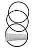 3pk +Silicone Grease Compatible for Newer OmniFilter OB1 Series A, Original o-Ring Black and Older U25 Series A