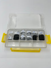 O-Ring Depot 166 pieces 12 sizes Scuba Divers O-Ring Set Buna 90-Durometer