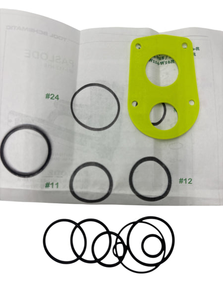 Kit #2 O-Rings+Gasket 092003/401144 Compatible for Paslode MU-112 and MU-114 Series - MU-W114-W16R, MU-112-B, MU-112-N18, MU-W112-W16, MU-W16-R
