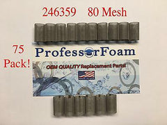 75 pieces of 80 mesh filters compatible with 246359 for Fusion spray guns