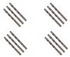 Professor Foam 12 Pack Clean Out Drill Bits HSS Black Oxide FITS 246628