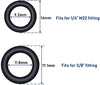 O-Ring Depot Pressure Washer O-Rings for 1/4", 3/8" Quick Connect Coupler, 40 Pack