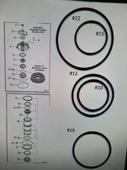 O-Ring Depot aftermarket o-ring kit Fits Ridgid R350RHF