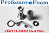 Professor Foam Stainless Steel ISO Check Valves 2pk compatible for 246352 246731
