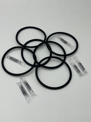 6 o-rings + 6 lubes Compatible with Everpure EV307119 Water Filter (4" Diameter)